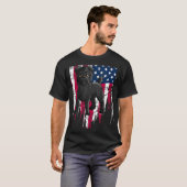 Affenpinscher American Flag USA Phantastisch T-Shirt (Vorne ganz)