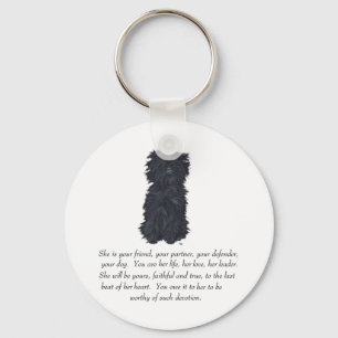 Affenpinscher Andenken Schlüsselanhänger