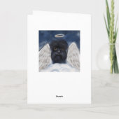 Affenpinscher ANGEL Card Karte (Rückseite)