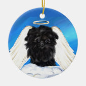 Affenpinscher Angel Keramik Ornament (Vorne)