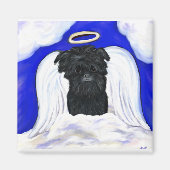 Affenpinscher Angel Magnet (Vorne)