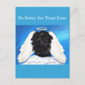 Affenpinscher Angel Postkarte (Vorderseite)