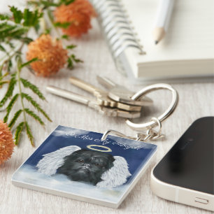 Affenpinscher Angel Schlüsselanhänger