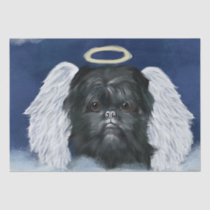 Affenpinscher Angel Seidenpapier