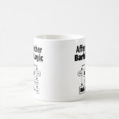 Affenpinscher Barking Logic Kaffeetasse (Mittel)