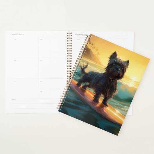 Affenpinscher Beach Surfmalerei Planer (Anzeige)