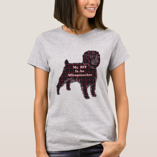 Affenpinscher BESTE FREUNDIN T - Shirt (Vorderseite)