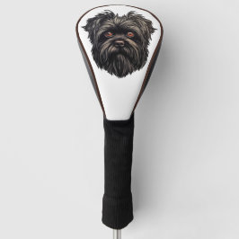 Affenpinscher Black Dog Golf Headcover