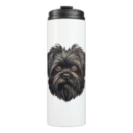 Affenpinscher Black Dog Thermosbecher