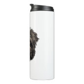 Affenpinscher Black Dog Thermosbecher (Nach rechts gedreht)