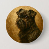 Affenpinscher Button (Vorderseite)