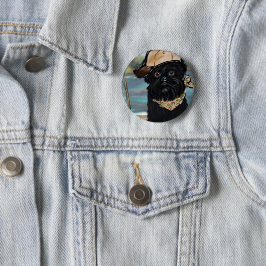 Affenpinscher Button (Beispiel)