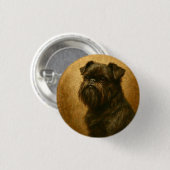 Affenpinscher Button (Vorne & Hinten)