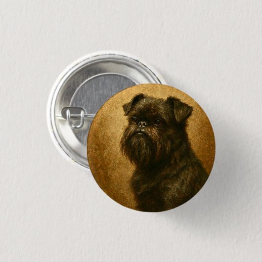 Affenpinscher Button (Vorne & Hinten)