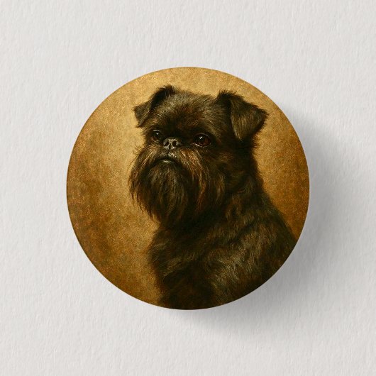 Affenpinscher Button (Vorderseite)