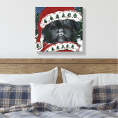Affenpinscher Canvas Print Leinwanddruck (Insitu (Schlafzimmer))