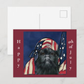 Affenpinscher Canvas Print Postkarte (Vorne/Hinten)