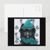 Affenpinscher Canvas Print Postkarte (Vorne/Hinten)