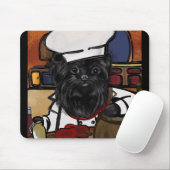Affenpinscher Chef Mousepad (Mit Mouse)
