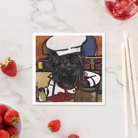 Affenpinscher Chef Serviette (Beispiel)