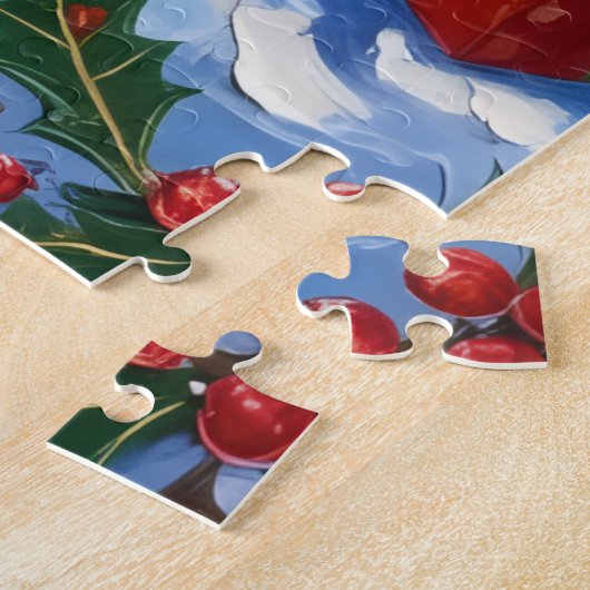 Affenpinscher Christmas Lighthouse Holiday Puzzle (Seite)