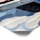 Affenpinscher Christmas Red Truck Holiday Poster (Ecke)