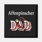 affenpinscher dad Magnet (Vorne)