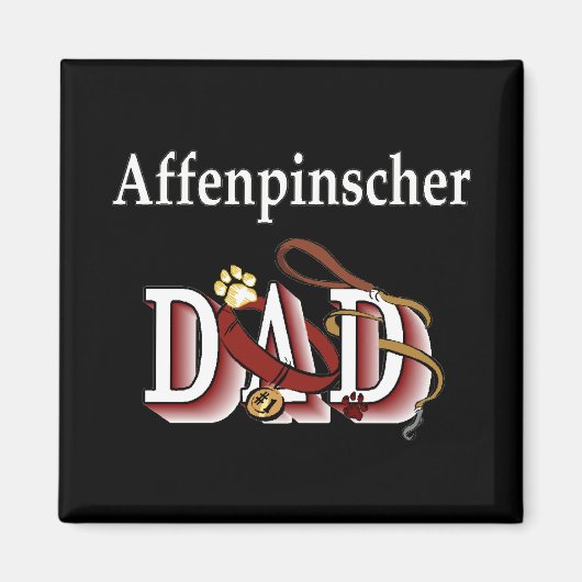 affenpinscher dad Magnet (Vorne)