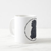 Affenpinscher Ditty Kaffeetasse (Vorderseite Links)