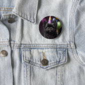 Affenpinscher Dog Birthday Balloons Button (Beispiel)