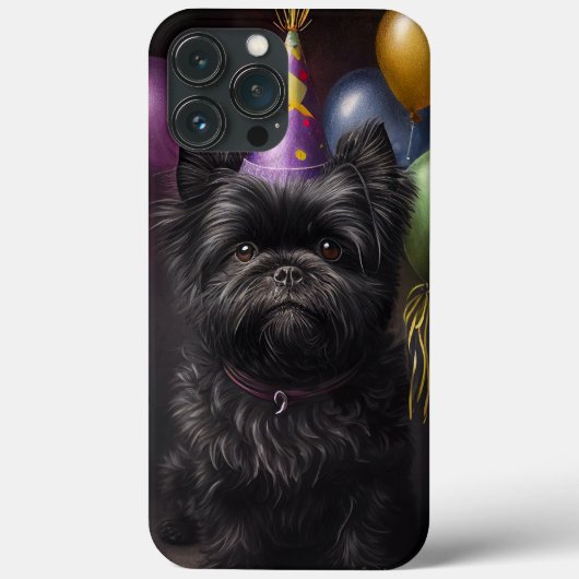 Affenpinscher Dog Birthday Balloons Case-Mate iPhone Hülle (Rückseite)