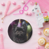 Affenpinscher Dog Birthday Balloons Pappteller (Party)
