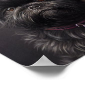 Affenpinscher Dog Birthday Balloons Poster (Ecke)