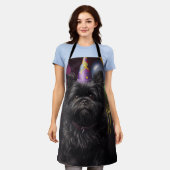 Affenpinscher Dog Birthday Balloons Schürze (Getragen)