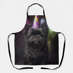 Affenpinscher Dog Birthday Balloons Schürze