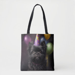 Affenpinscher Dog Birthday Balloons Tasche