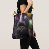 Affenpinscher Dog Birthday Balloons Tasche (Von Nahem)