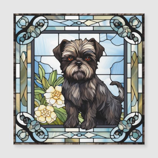 Affenpinscher Dog Magnetkarte (Vorderseite)