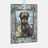 Affenpinscher Dog Ornament Aus Glas (Vorderseite Rechts)