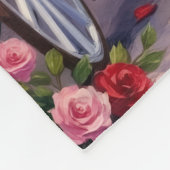 Affenpinscher Dog Valentine's Day Fleecedecke (Ecke)