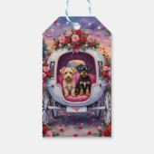 Affenpinscher Dog Valentine's Day Geschenkanhänger (Rückseite)