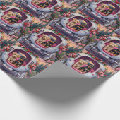 Affenpinscher Dog Valentine's Day Geschenkpapier (Ecke)