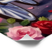 Affenpinscher Dog Valentine's Day Poster (Ecke)