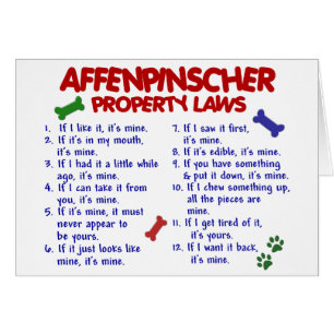 AFFENPINSCHER Eigentums-Gesetze 2