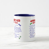 AFFENPINSCHER Eigentums-Gesetze 2 Tasse (Zentrum)