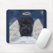Affenpinscher Engel Mousepad (Mit Mouse)