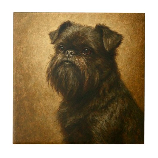 Affenpinscher Fliese (Vorderseite)