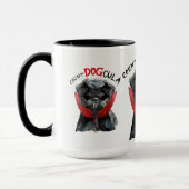 Affenpinscher Funny Count DOGcula Halloween Tasse (Links)
