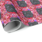 AFFENPINSCHER GESCHENKPAPIER (Rolleneckpunkt)