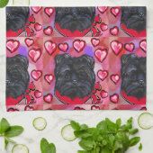 AFFENPINSCHER GESCHIRRTUCH (Gefaltet)